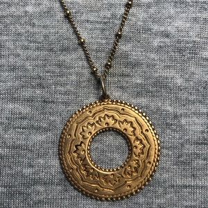 Baroni bronze medal necklace